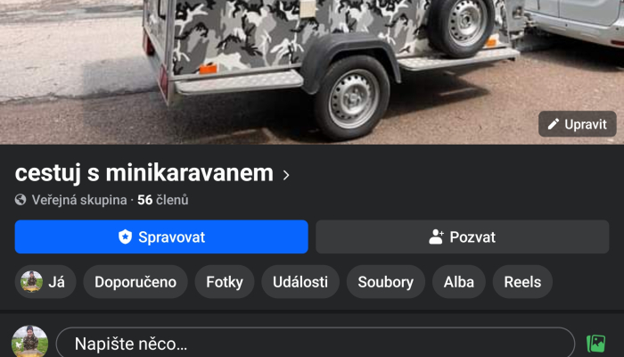 Facebook cestuj s minikaravanem 